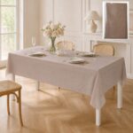 Solid Color Tablecloth Haze Brown Tablecloth