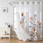 Polyester Shower Curtain Digital Print Polyester Shower Curtain