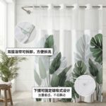 Polyester Shower Curtain Digital Print Polyester Shower Curtain