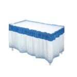 PEVA Table Skirt Polka Dot Table Skirt
