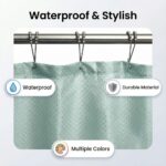 Polyester Shower Curtain Diamond Stripes Shower Curtain