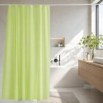 Solid Color PEVA Shower Curtain Thickened Solid Color Shower Curtain