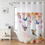 Polyester Shower Curtain Digital Print Polyester Shower Curtain