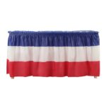 PEVA Table Skirt Independence Day Table Skirt