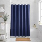 Solid Color PEVA Shower Curtain Thickened Solid Color Shower Curtain