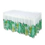 PEVA Table Skirt Polka Dot Table Skirt