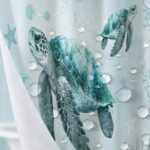 Polyester Shower Curtain Digital Print Polyester Shower Curtain