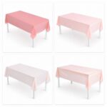 Solid Color Tablecloth Haze Pink Tablecloth