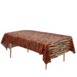 Party Tablecloth Tiger Stripe Tablecloth