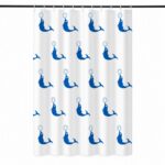 Printed PEVA Shower Curtain Dolphin Shower Curtain