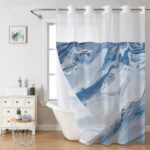 Polyester Shower Curtain Digital Print Polyester Shower Curtain