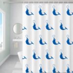 Printed PEVA Shower Curtain Dolphin Shower Curtain