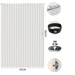 Magnetic Foldable Shower Curtain Magnetic Foldable Shower Curtain