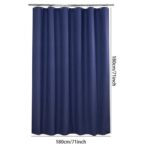 Solid Color PEVA Shower Curtain Thickened Solid Color Shower Curtain
