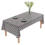Party Tablecloth F1 Black & White Checkered Race Tablecloth