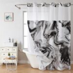 Polyester Shower Curtain Digital Print Polyester Shower Curtain