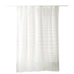 Printed PEVA Shower Curtain Stripes Shower Curtain