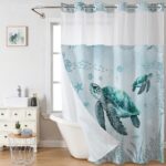 Polyester Shower Curtain Digital Print Polyester Shower Curtain