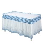 PEVA Table Skirt Polka Dot Table Skirt