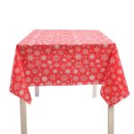 Holiday Tablecloth Christmas Snowflake Tablecloth