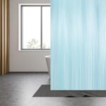 Polyester Shower Curtain Yin-Yang Stripes Shower Curtain