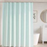 Solid Color PEVA Shower Curtain Thickened Solid Color Shower Curtain