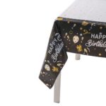 Party Tablecloth Happy Birthday Print Tablecloth