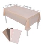 Solid Color Tablecloth Haze Brown Tablecloth