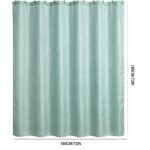 Polyester Shower Curtain Diamond Stripes Shower Curtain
