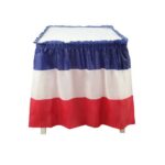 PEVA Table Skirt Independence Day Table Skirt