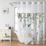 Polyester Shower Curtain Digital Print Polyester Shower Curtain