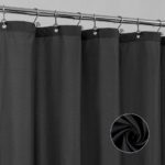 Polyester Shower Curtain Solid Color Polyester Shower Curtain