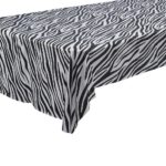 Party Tablecloth Zebra Print Tablecloth