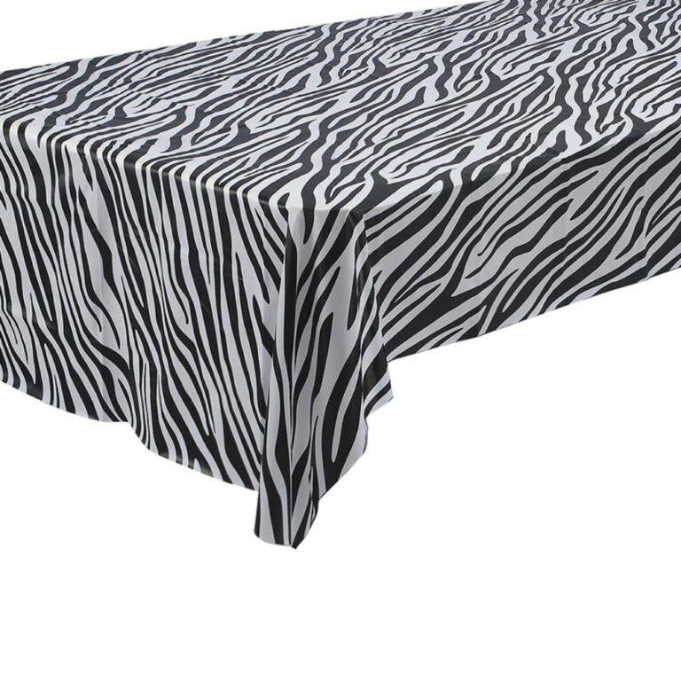 Party Tablecloth Zebra Print Tablecloth