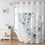 Polyester Shower Curtain Digital Print Polyester Shower Curtain