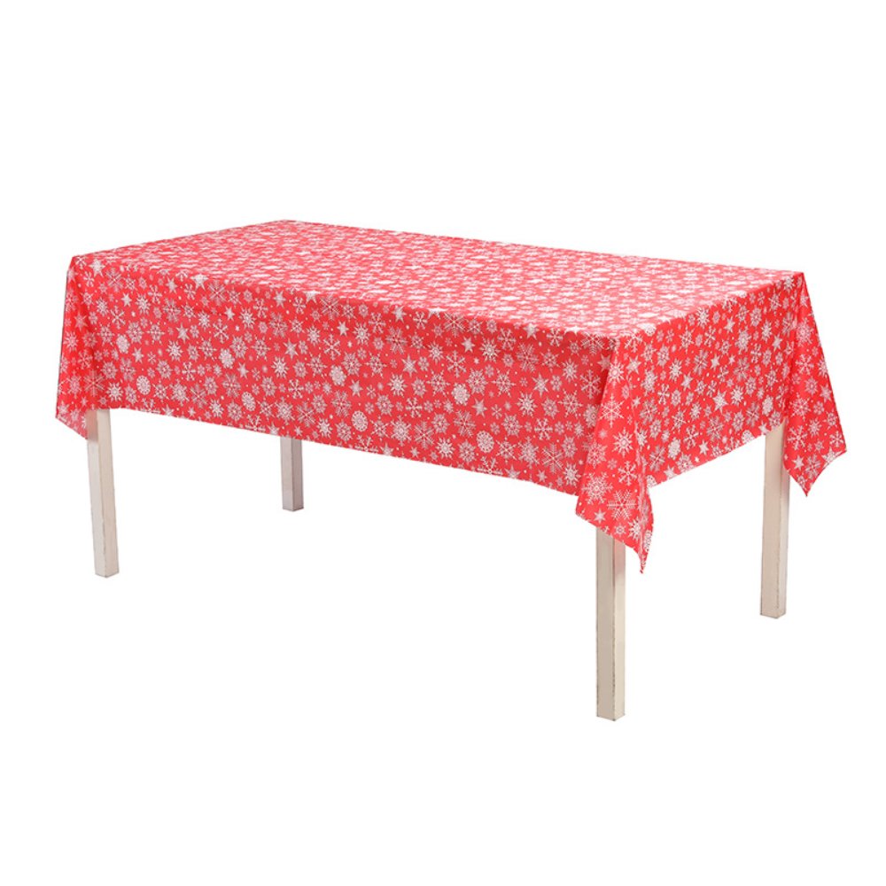 Holiday Tablecloth Christmas Snowflake Tablecloth