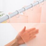 Solid Color PEVA Shower Curtain Thickened Solid Color Shower Curtain