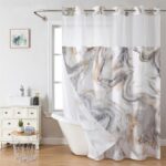 Polyester Shower Curtain Digital Print Polyester Shower Curtain
