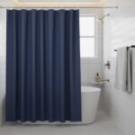 Solid Color PEVA Shower Curtain Thickened Solid Color Shower Curtain