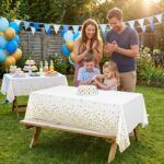 Party Tablecloth Gold Stars Tablecloth