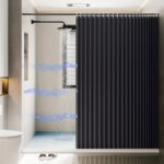 Magnetic Foldable Shower Curtain Magnetic Foldable Shower Curtain