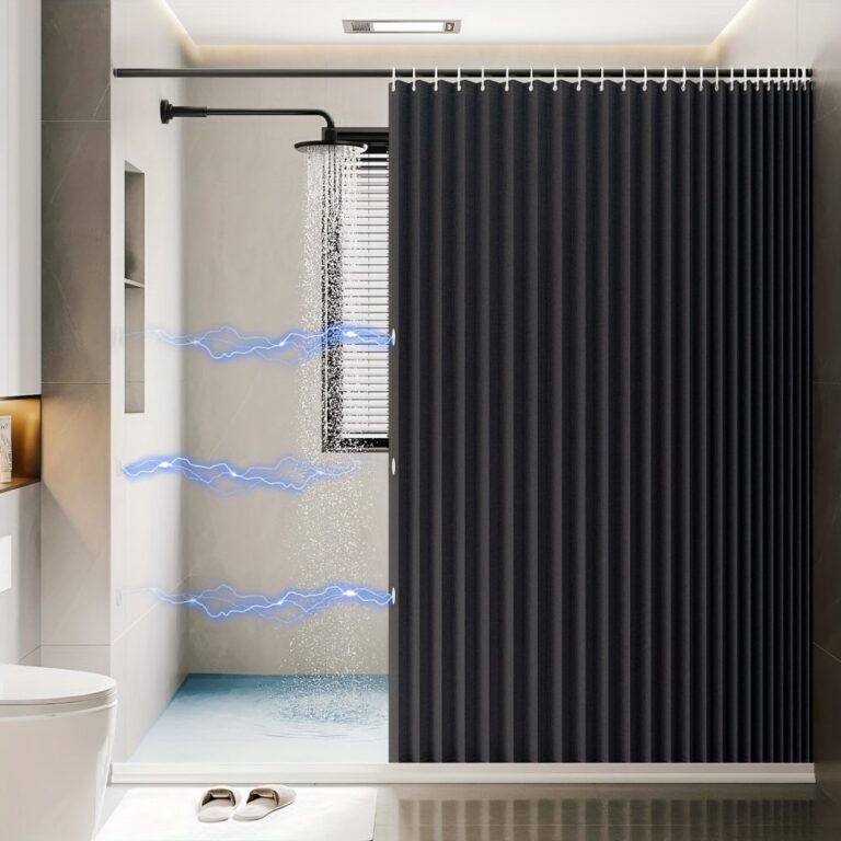 Magnetic Foldable Shower Curtain Magnetic Foldable Shower Curtain