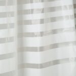 Printed PEVA Shower Curtain Stripes Shower Curtain