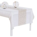 Party Table Runner Gold Glitter Table Runner