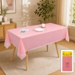 Solid Color Tablecloth Haze Pink Tablecloth
