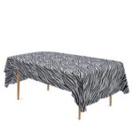 Party Tablecloth Zebra Print Tablecloth
