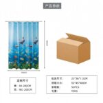 Printed PEVA Shower Curtain Ocean Shower Curtain