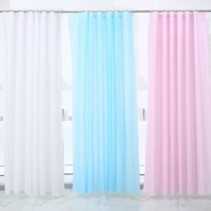 Solid Color PEVA Shower Curtain